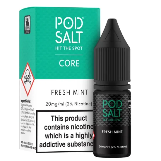 بطری سالت نیکوتین پاد سالت نعناع تازه (Pod Salt Fresh Mint)