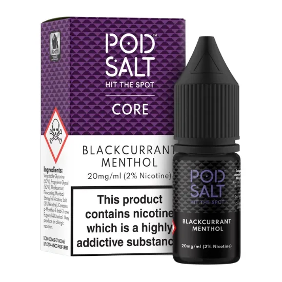 سالت نیکوتین پاد سالت بلک کارنت منتول (Pod Salt Blackcurrant Menthol)