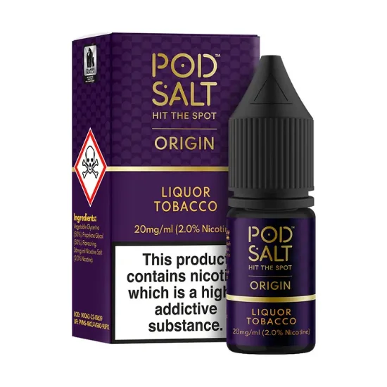 سالت نیکوتین پاد سالت لیکور توباکو (Pod Salt Liquor Tobacco)
