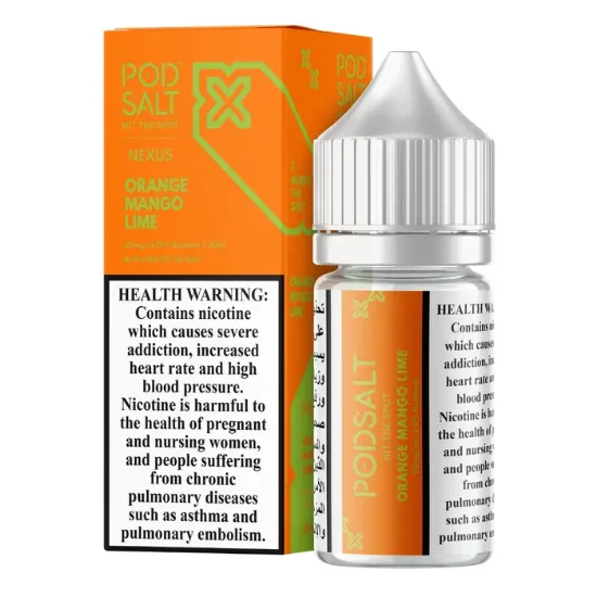 سالت نیکوتین پاد سالت نکسوس پرتقال انبه لایم (Pod Salt Nexus Orange Mango Lime)